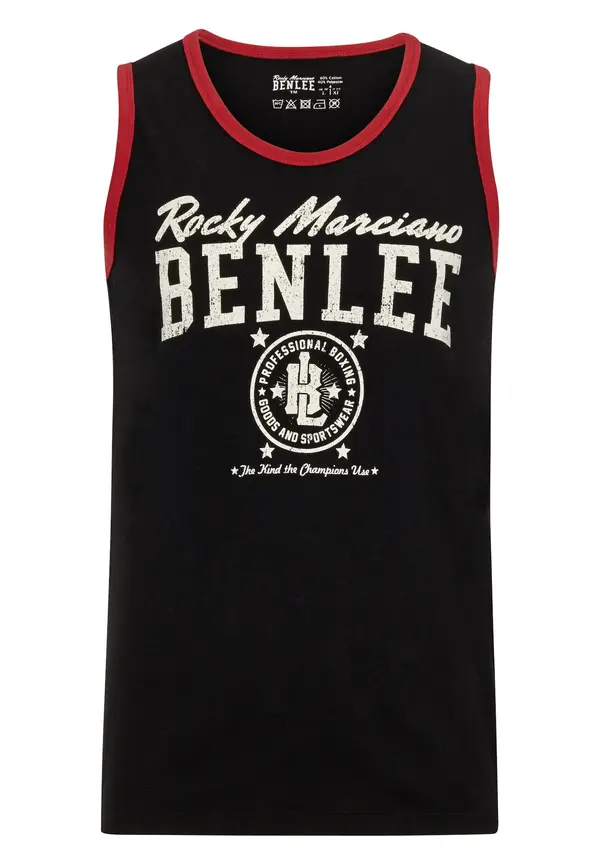 Benlee Benlee Majica 'Pittsfield'  bež / trešnja crvena / crna