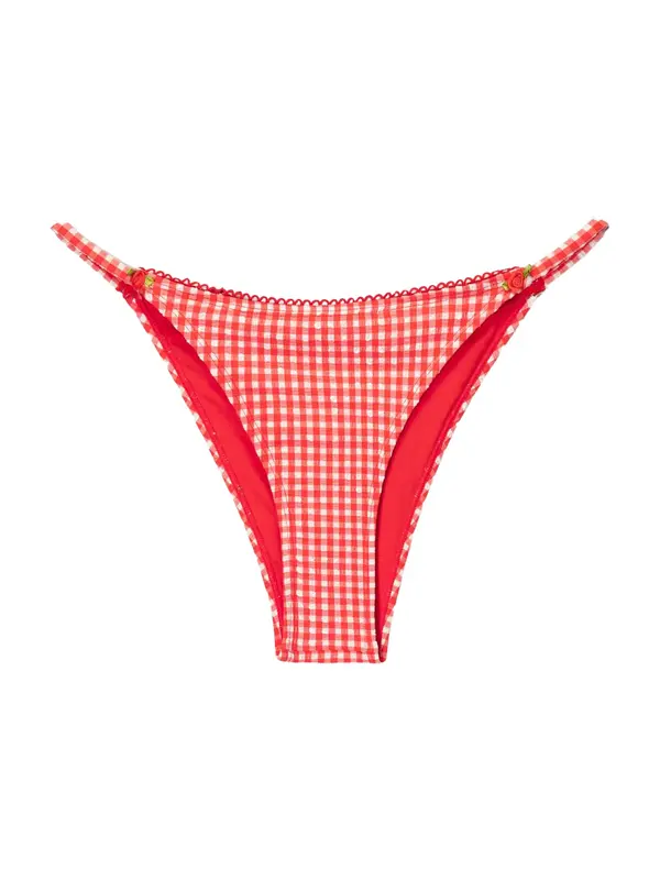 Bershka Bershka Bikini donji dio  crvena / bijela