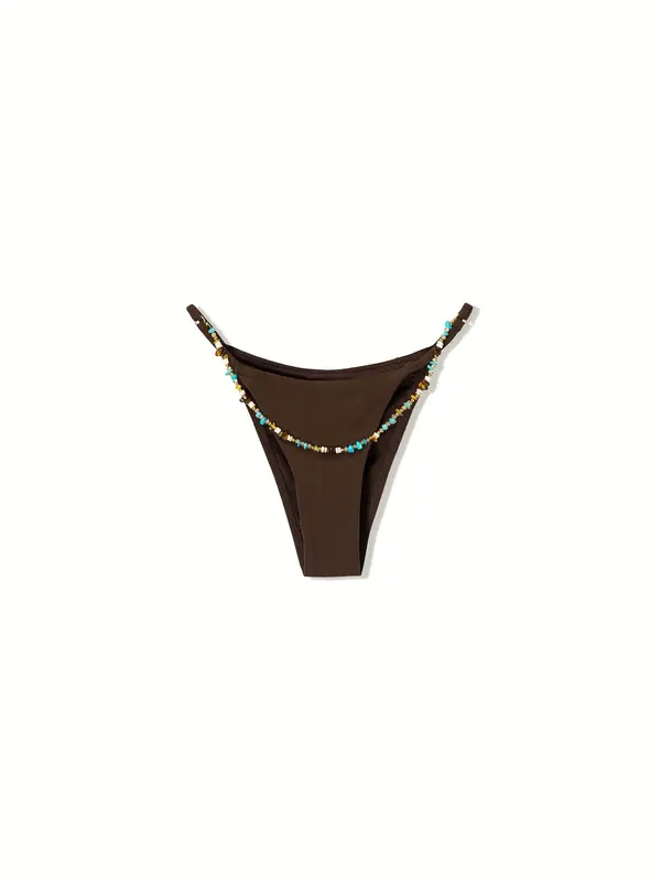 Bershka Bershka Bikini donji dio  tamno smeđa