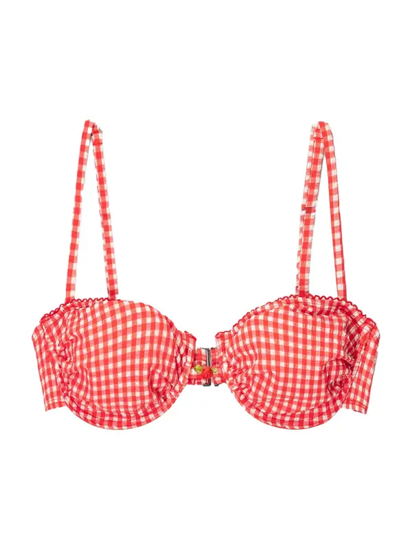 Bershka Bershka Bikini gornji dio  crvena / bijela