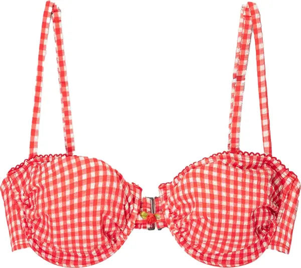 Bershka Bershka Bikini gornji dio  crvena / bijela