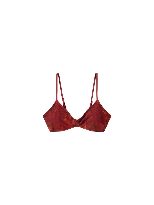 Bershka Bershka Bikini gornji dio  crvena / hrđavo crvena / burgund