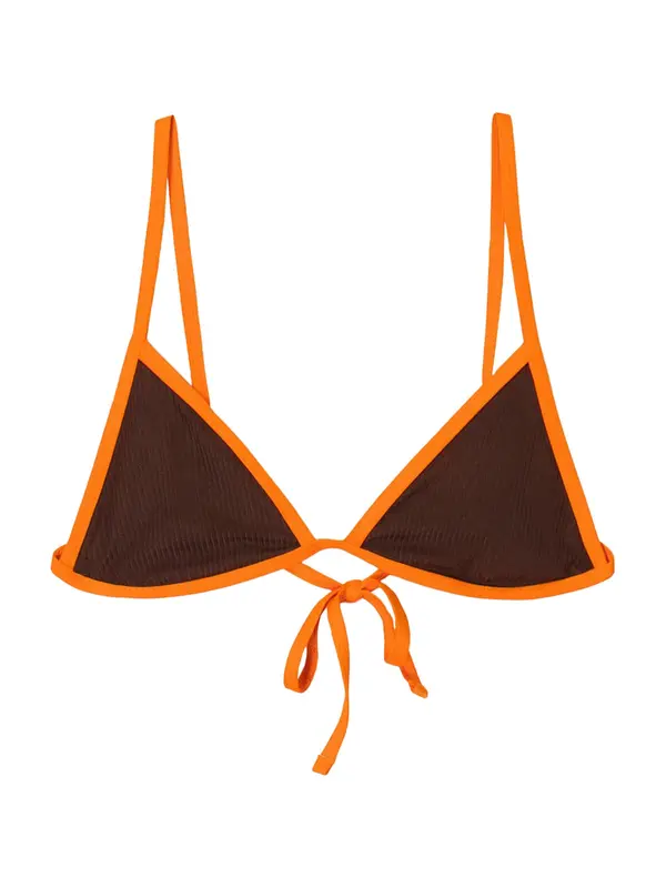Bershka Bershka Bikini gornji dio  smeđa / tamno narančasta
