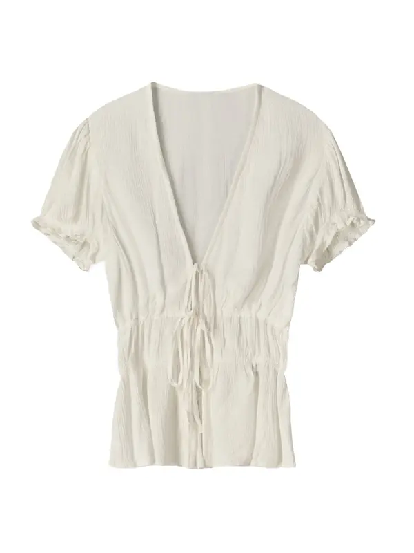 Bershka Bershka Bluza  ecru/prljavo bijela