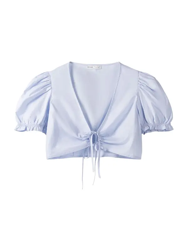 Bershka Bershka Bluza  pastelno plava