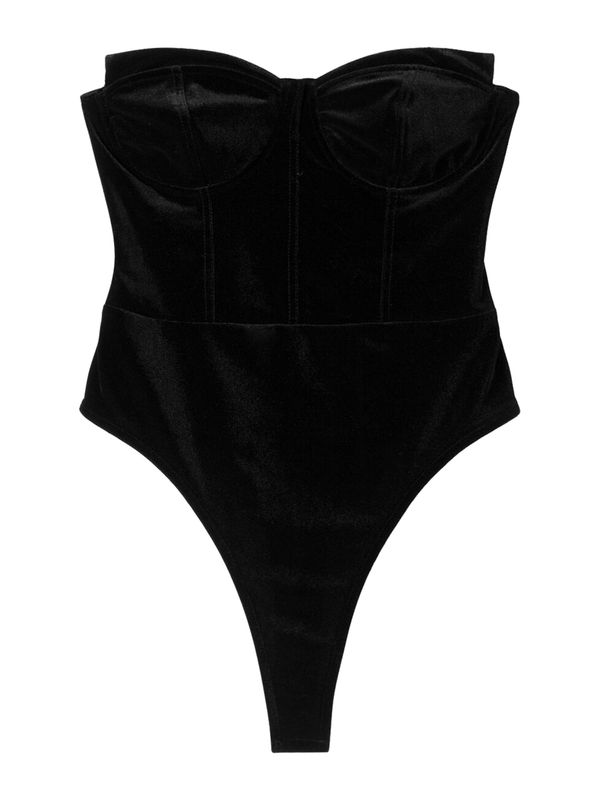 Bershka Bershka Bodi bluza  crna