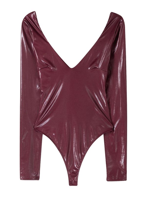 Bershka Bershka Bodi majica  ciklama