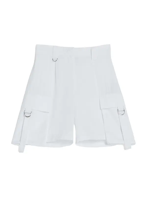 Bershka Bershka Cargo hlače  bijela
