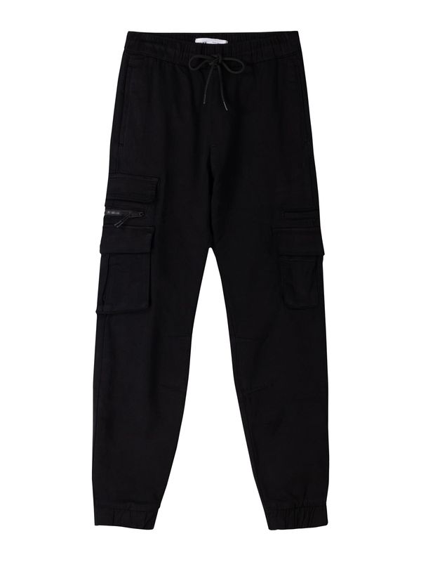 Bershka Bershka Cargo hlače  crna
