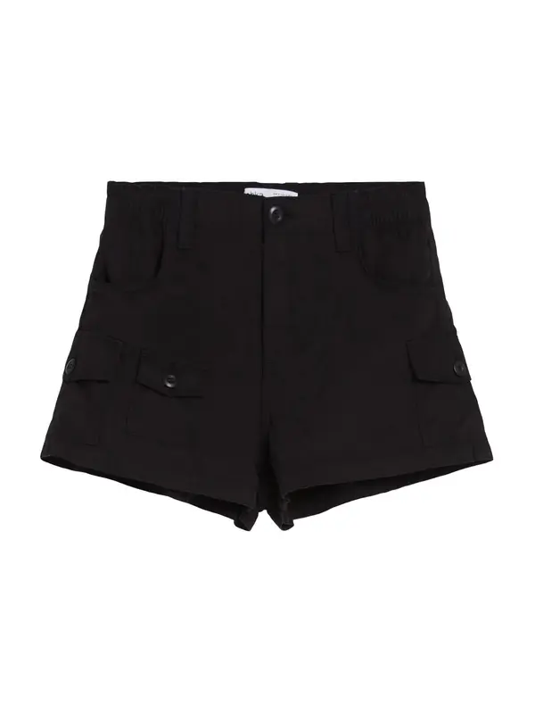 Bershka Bershka Cargo hlače  crna