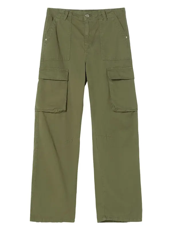 Bershka Bershka Cargo hlače  kaki