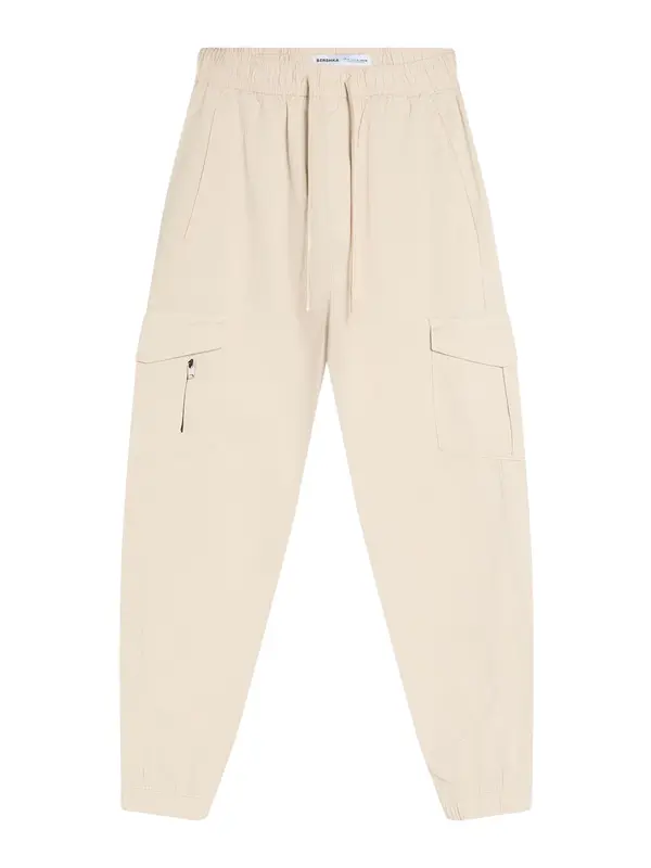 Bershka Bershka Cargo hlače  pijesak
