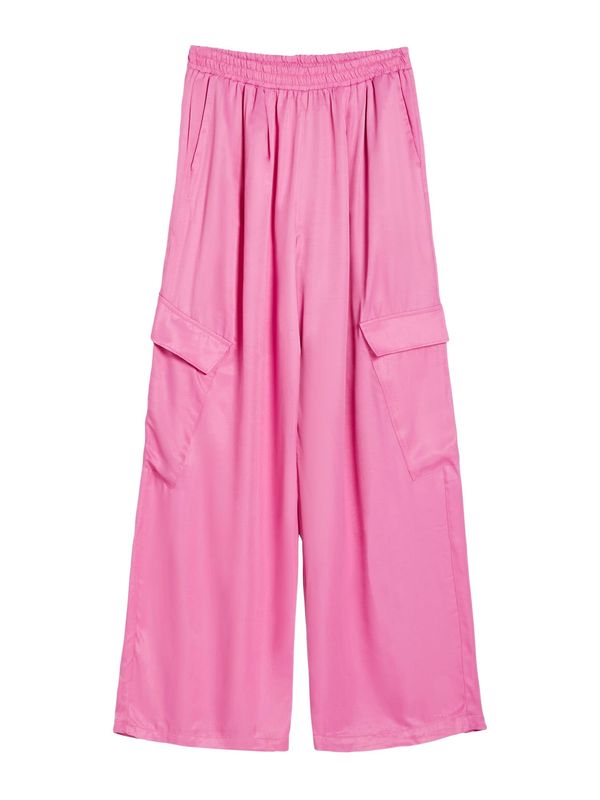 Bershka Bershka Cargo hlače  svijetloroza