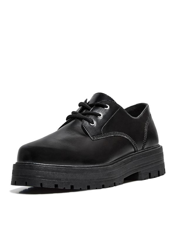 Bershka Bershka Cipele na vezanje  crna