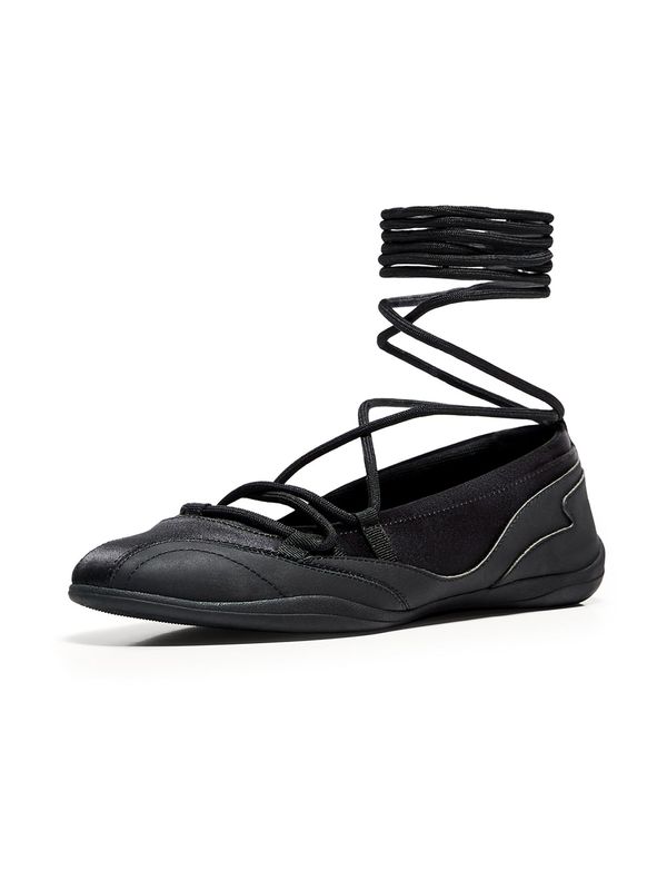 Bershka Bershka Cipele na vezanje  crna