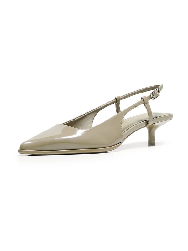 Bershka Bershka Cipele s potpeticom i otvorenom petom  kaki