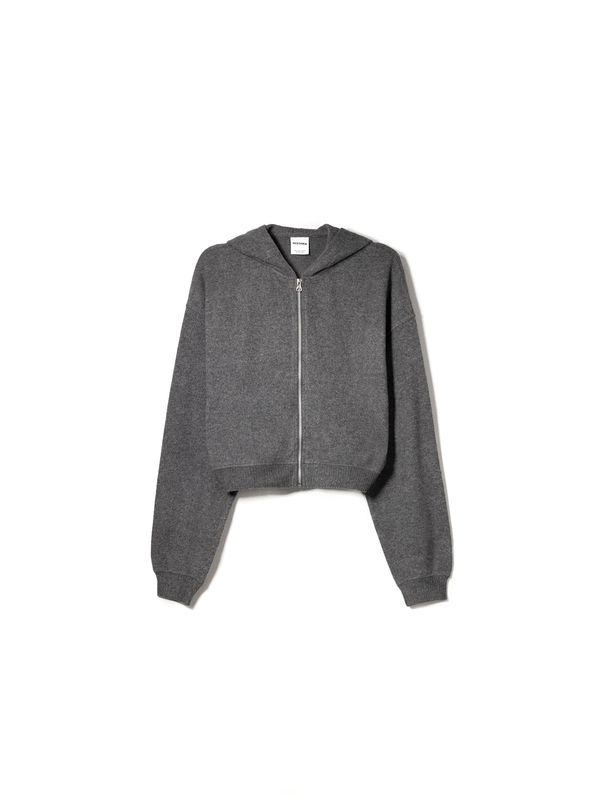 Bershka Bershka Gornji dio trenirke  tamo siva