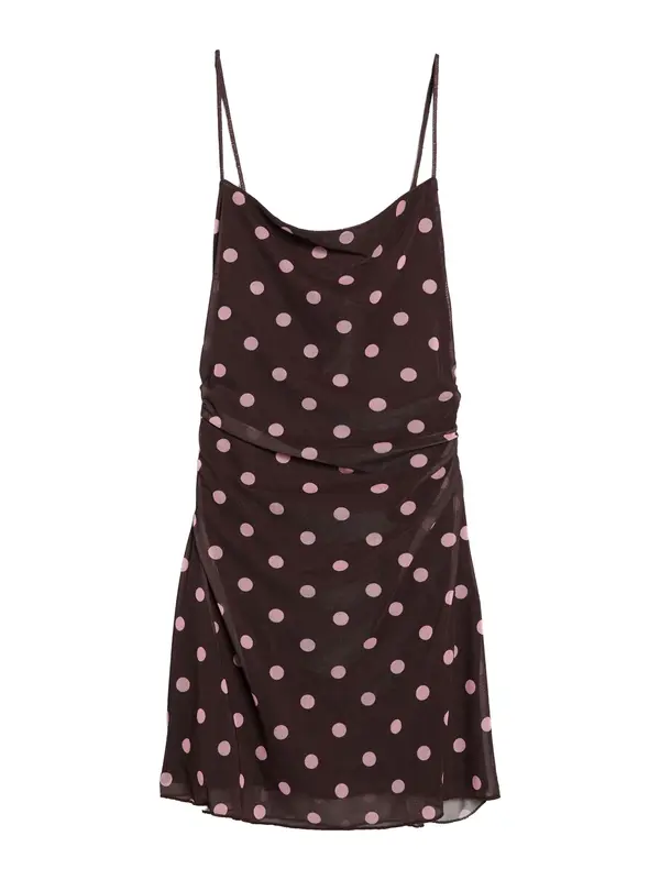 Bershka Bershka Haljina  čokolada / puder roza