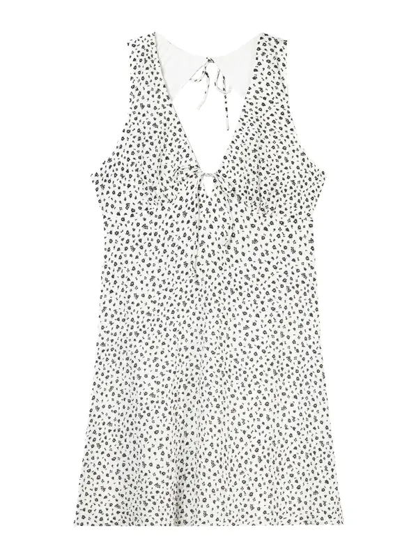 Bershka Bershka Haljina  crna / bijela