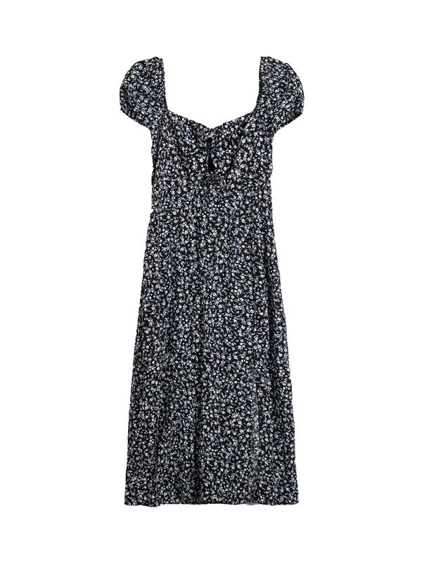 Bershka Bershka Haljina  noćno plava / nebesko plava / bijela