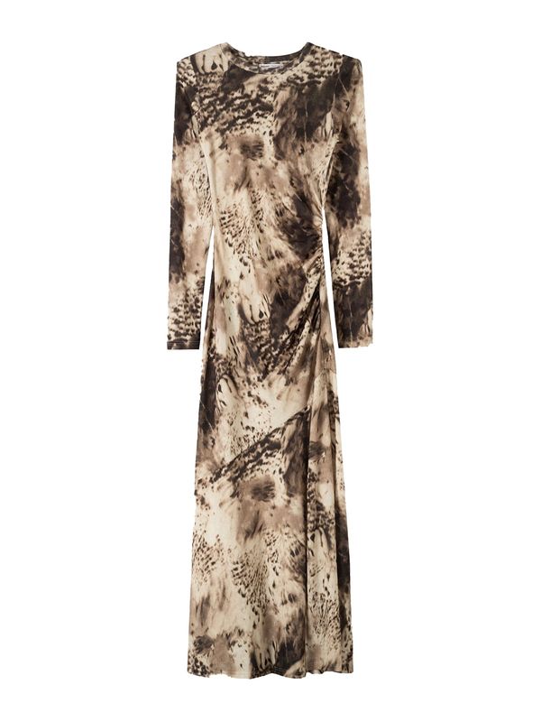 Bershka Bershka Haljina  pijesak / tamno smeđa