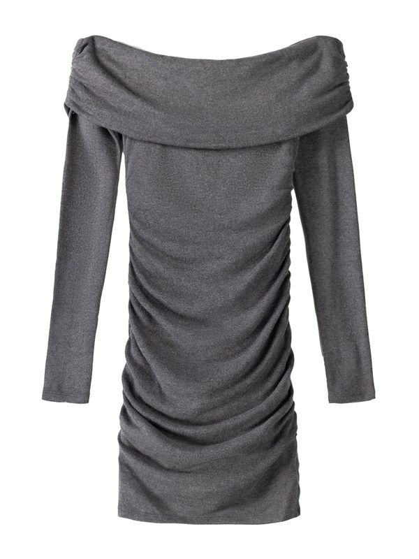 Bershka Bershka Haljina  tamo siva