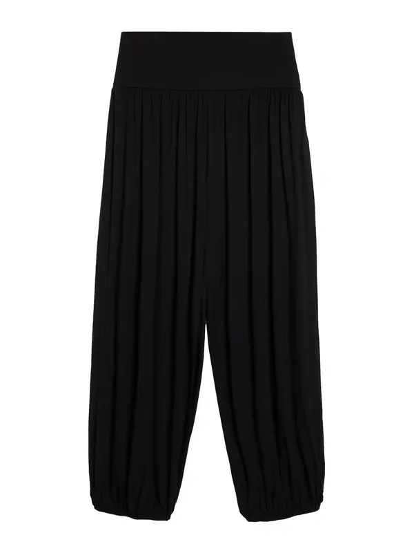 Bershka Bershka Harem hlače  crna