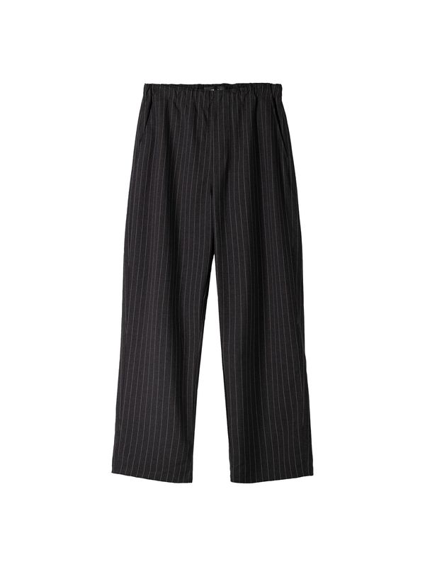 Bershka Bershka Hlače  antracit siva / svijetlosiva