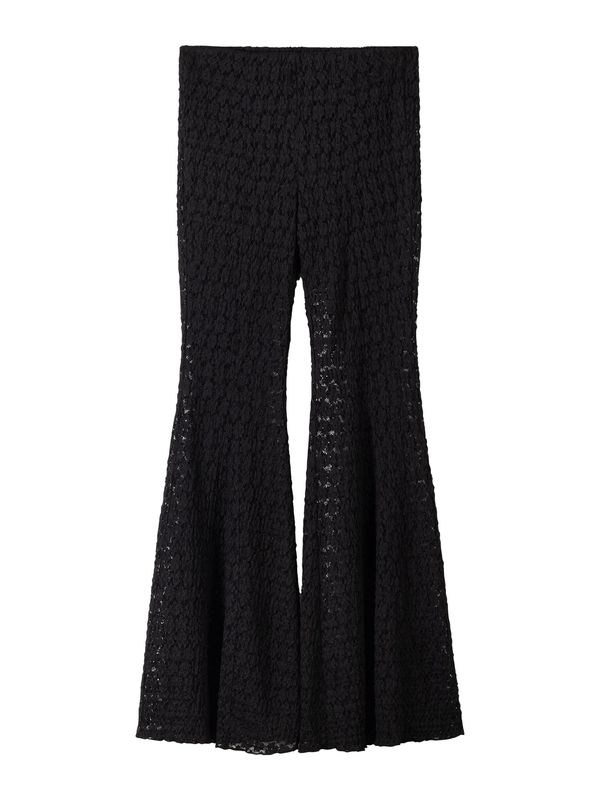 Bershka Bershka Hlače  crna