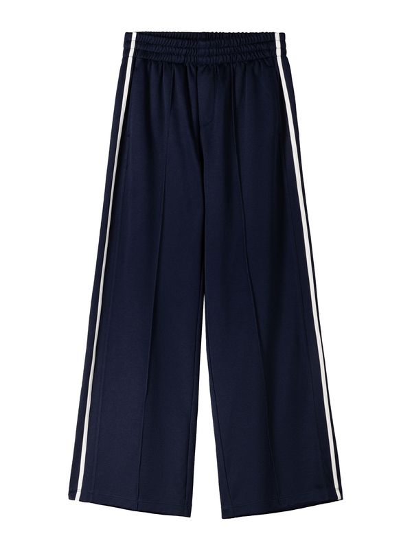 Bershka Bershka Hlače  mornarsko plava / bijela