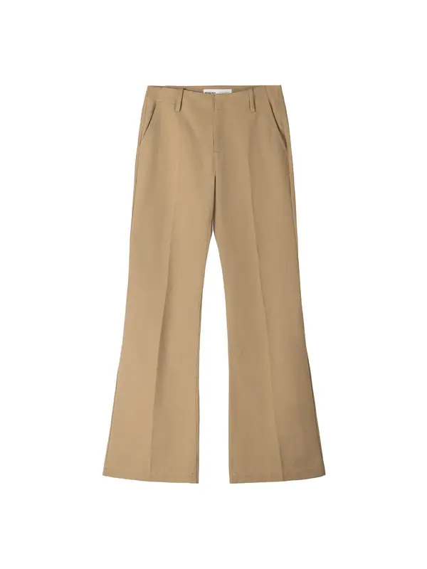 Bershka Bershka Hlače na crtu  boja devine dlake (camel)