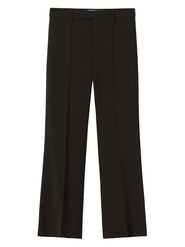 Bershka Bershka Hlače na crtu  crna