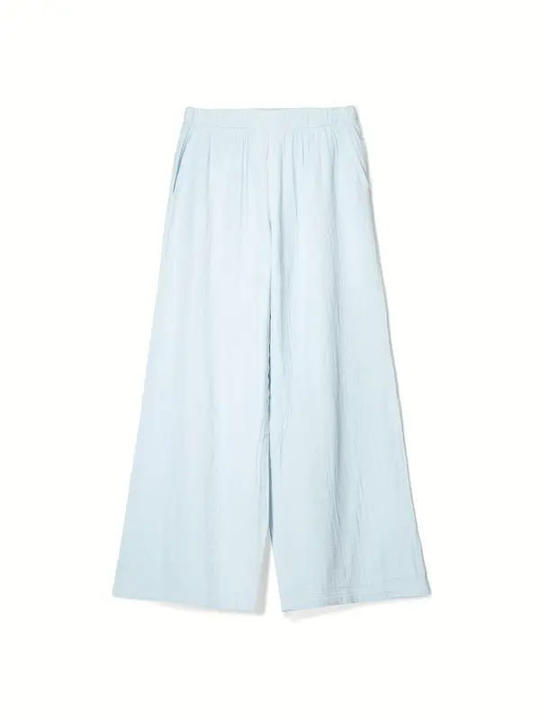 Bershka Bershka Hlače  pastelno plava