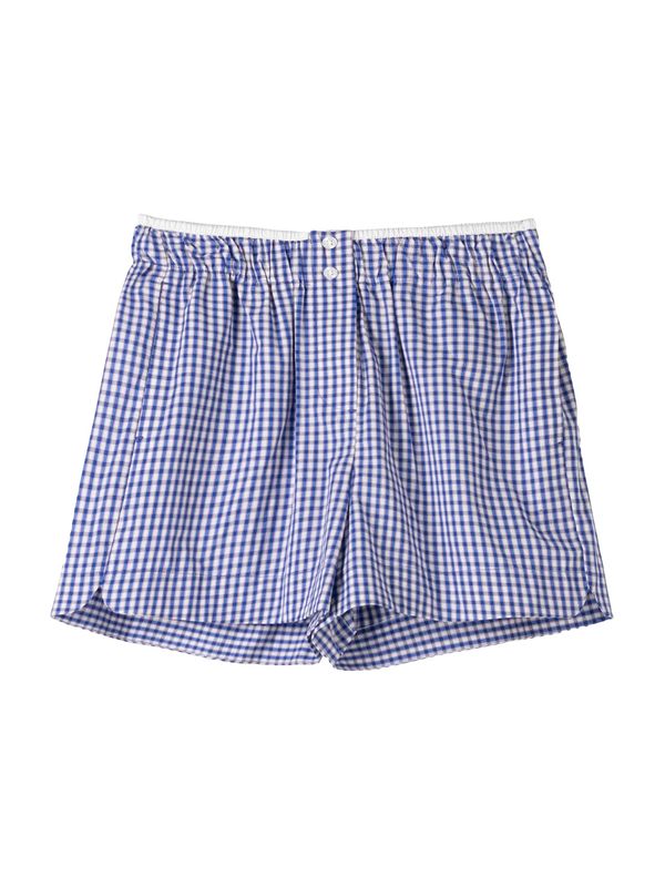 Bershka Bershka Hlače  plava / morsko plava / bijela