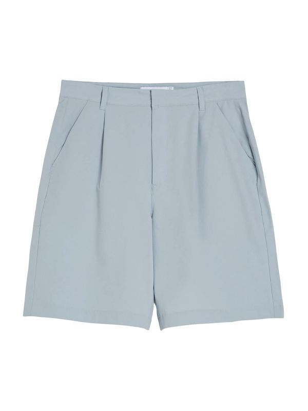 Bershka Bershka Hlače s naborima  sivkasto plava