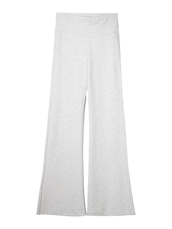 Bershka Bershka Hlače  siva melange