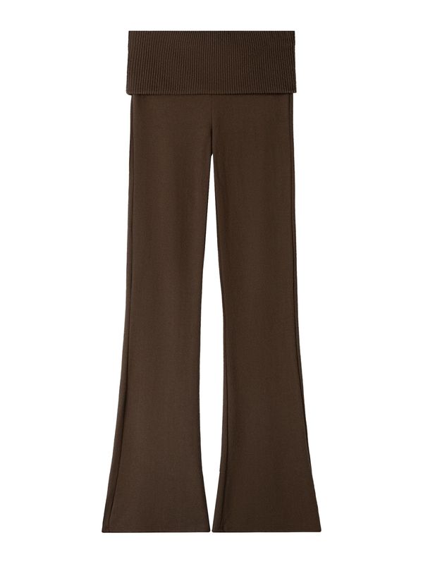 Bershka Bershka Hlače  smeđa