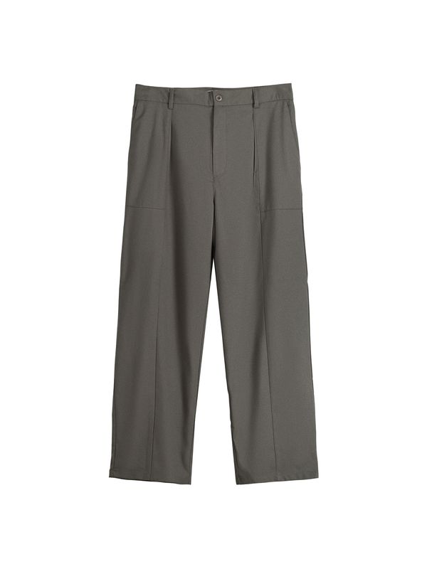 Bershka Bershka Hlače  tamno zelena