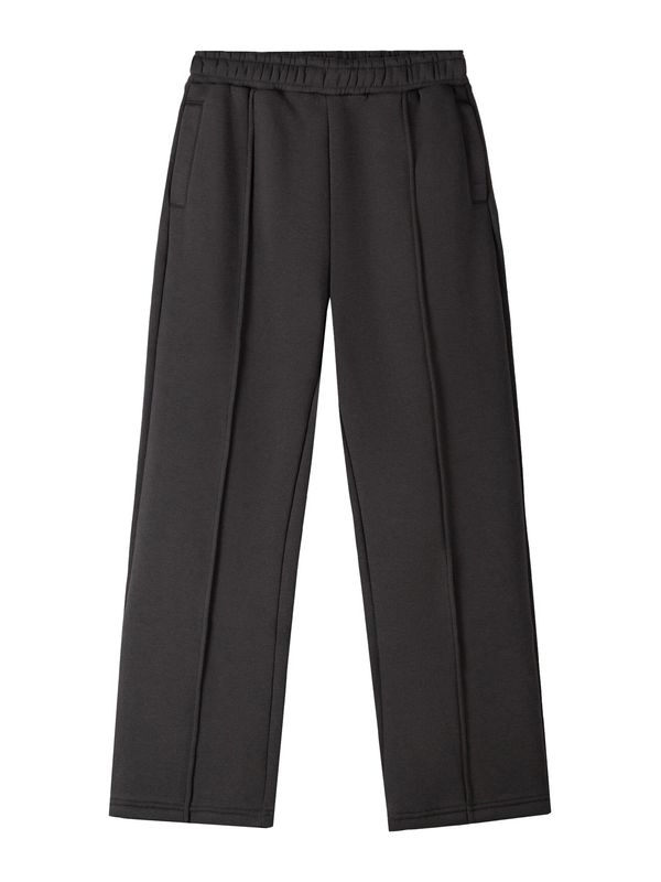 Bershka Bershka Hlače  tamo siva