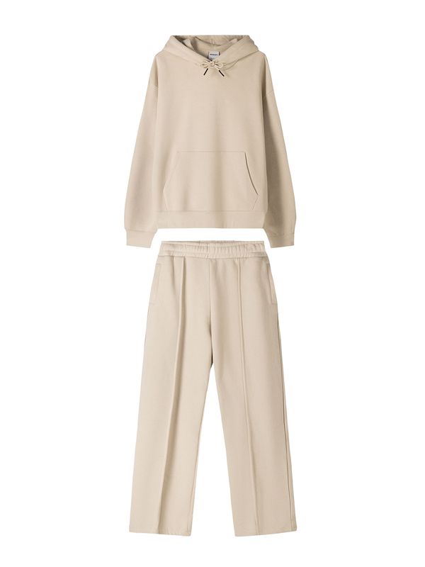 Bershka Bershka Jogging komplet  boja pijeska