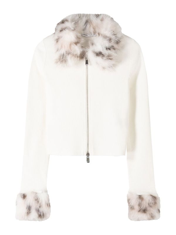 Bershka Bershka Kardigan  boja slonovače / smeđa