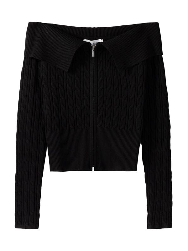 Bershka Bershka Kardigan  crna