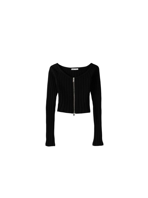 Bershka Bershka Kardigan  crna