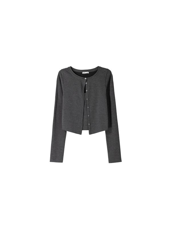 Bershka Bershka Kardigan  tamo siva