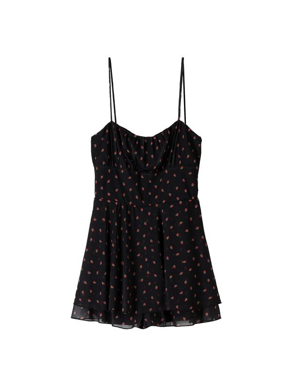 Bershka Bershka Kombinezon  noćno plava / menta / svijetlo crvena