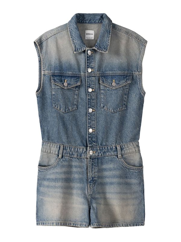 Bershka Bershka Kombinezon  plavi traper