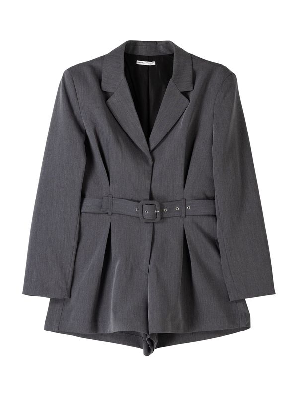 Bershka Bershka Kombinezon  tamo siva