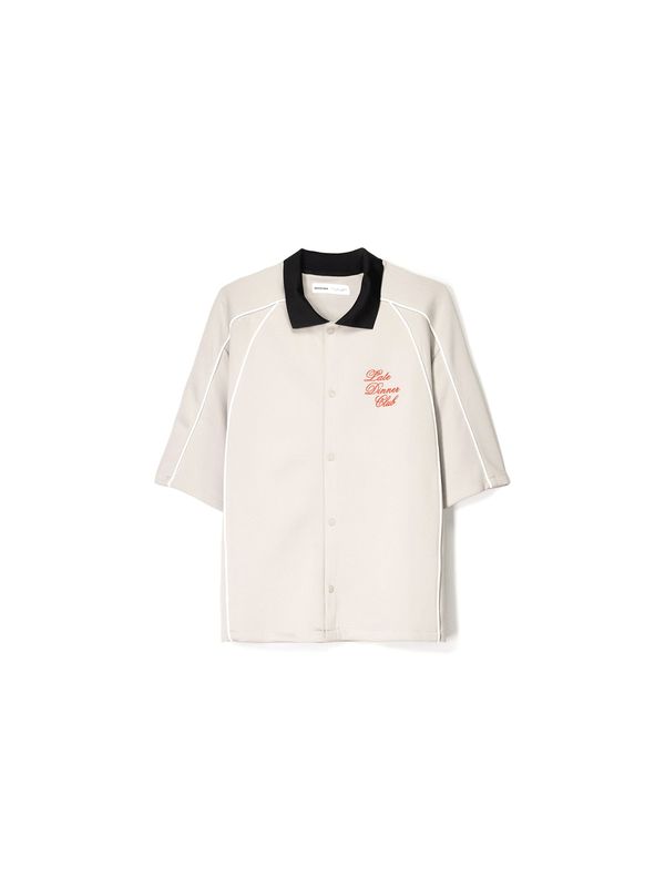 Bershka Bershka Košulja  bež siva / crvena / crna / bijela