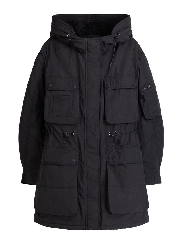 Bershka Bershka Lagana parka  crna