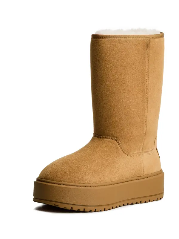 Bershka Bershka Ležerne čizme  boja devine dlake (camel)